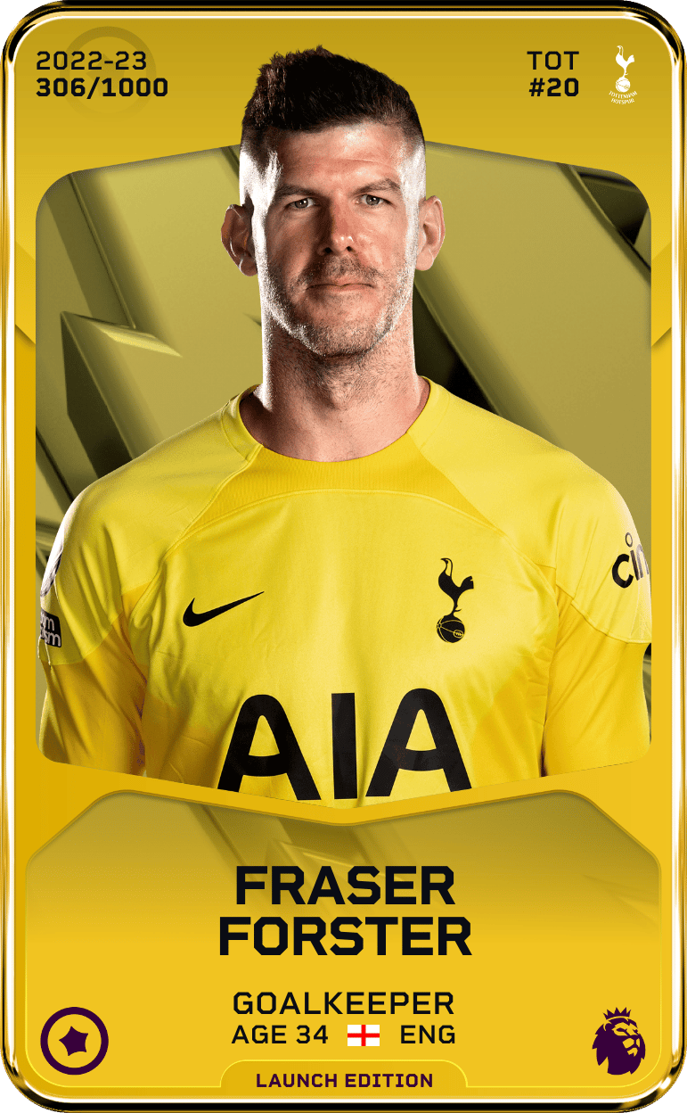 Fraser Forster 2022-23 • Limited 306/1000