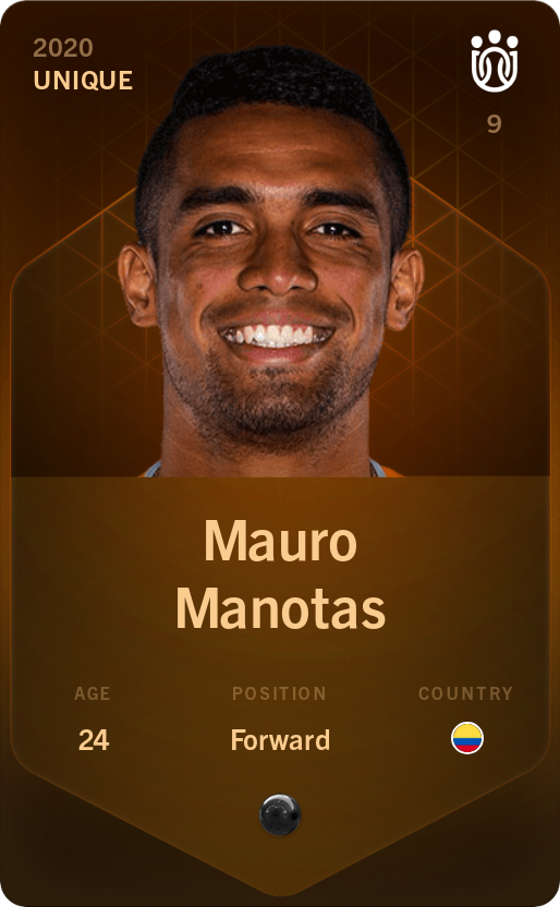 Sorare - Sorare Official - Mauro Manotas 2020-21 • Unique - NFT # 79514765573258668245561684352334264501266457273549440868857346643931216942340