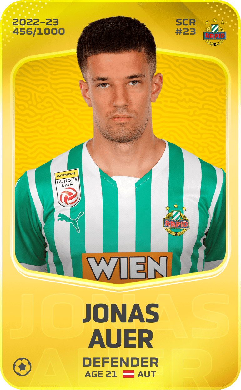 Jonas Auer 2022-23 • Limited 456/1000