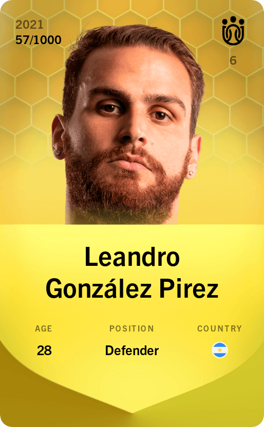 Leandro González Pirez 2021-22 • Limited 57/1000