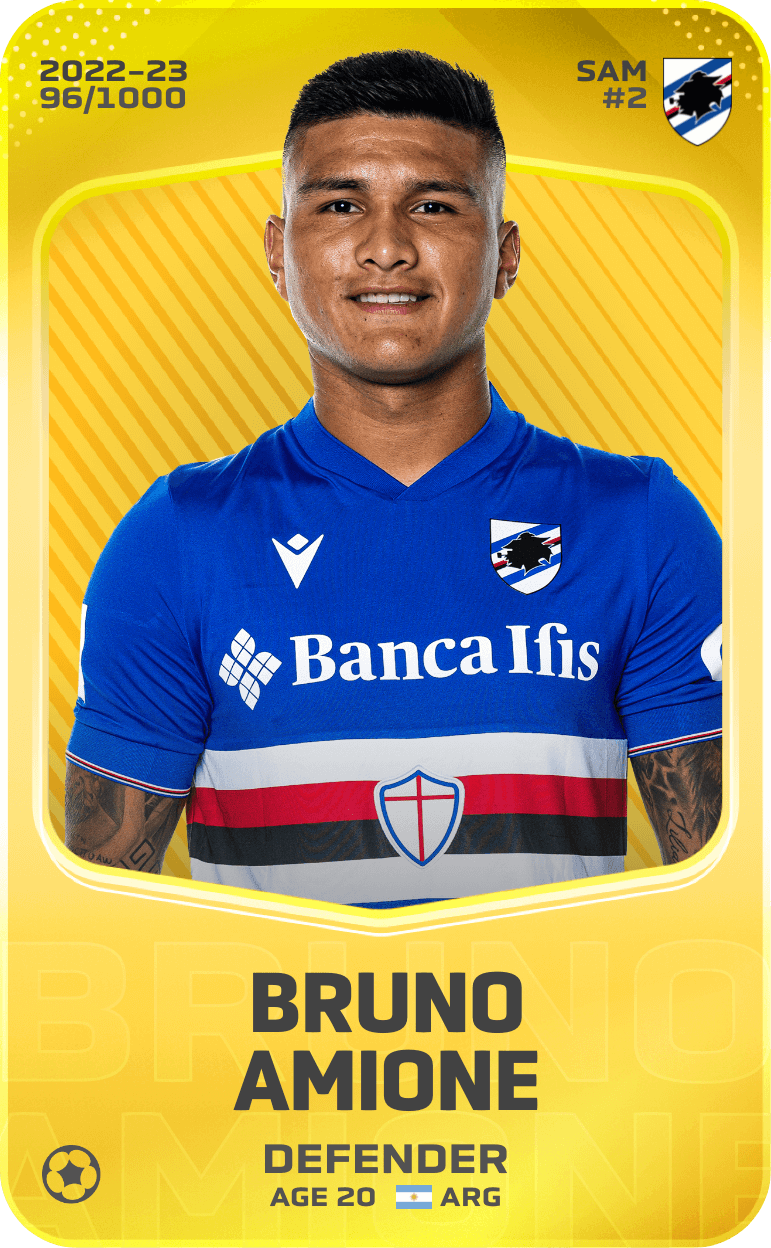 Bruno Amione 2022-23 • Limited 96/1000