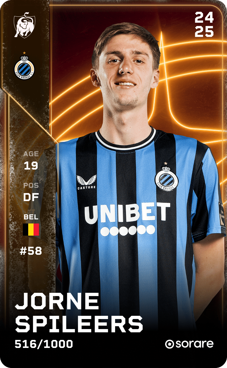 Jorne Spileers 2024-25 • Limited 516/1000