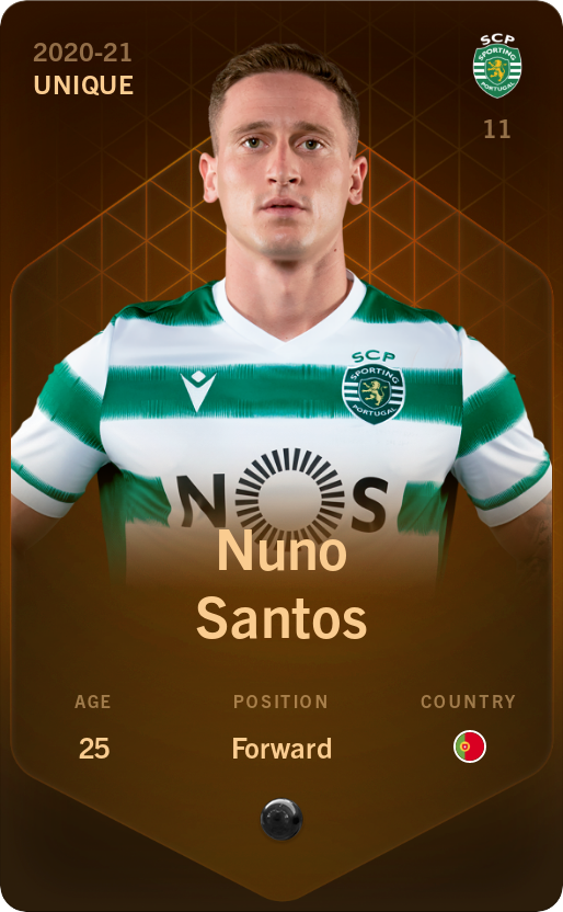 Sorare - Sorare Official - Nuno Santos 2020-21 • Unique - NFT # 107441783419436773294823279770214773968757356267544645246335448881884962093286