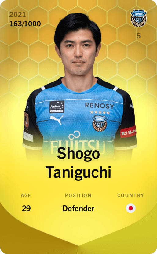Shogo Taniguchi 2021-22 • Limited 163/1000