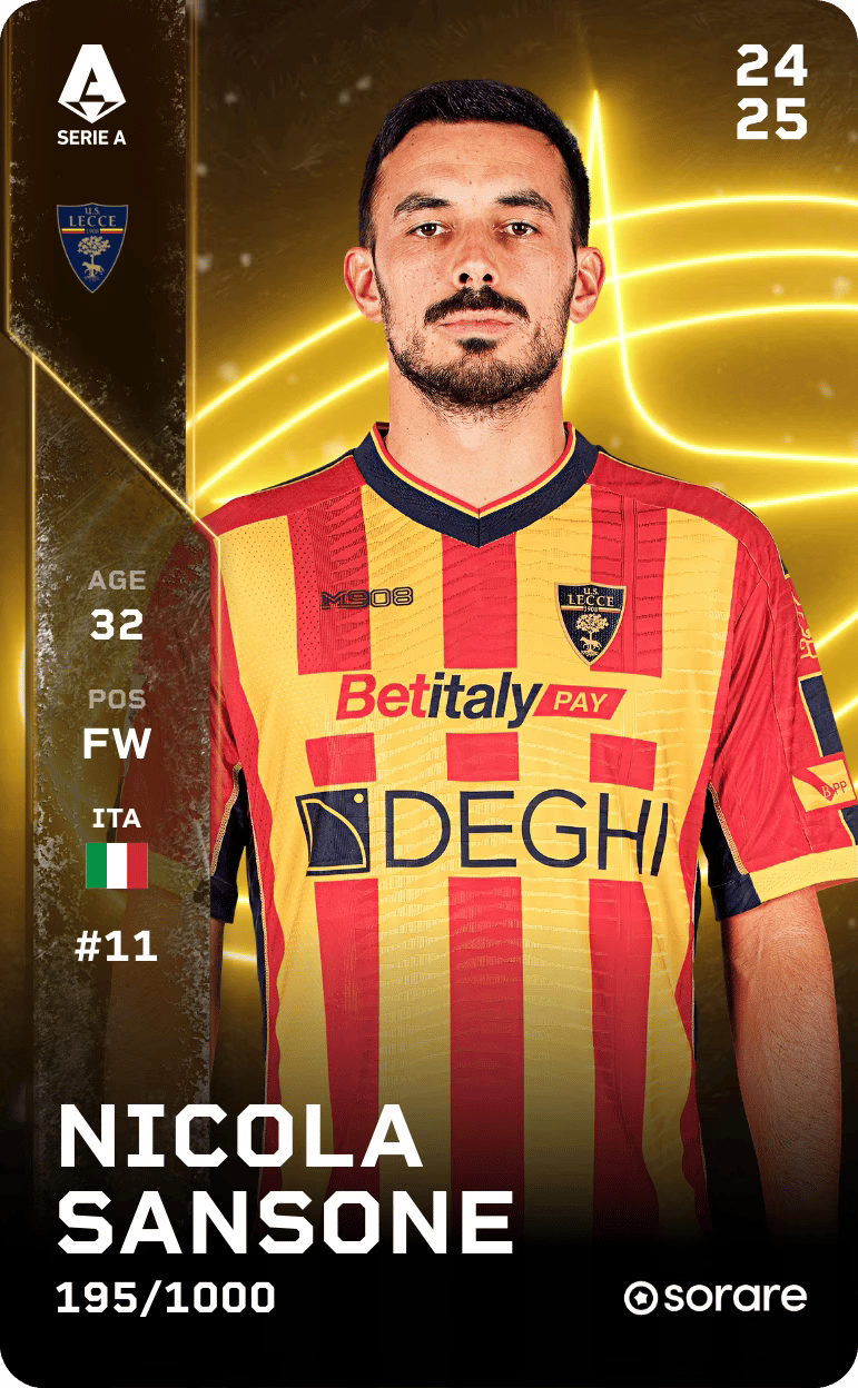 Nicola Sansone 2024-25 • Limited 195/1000