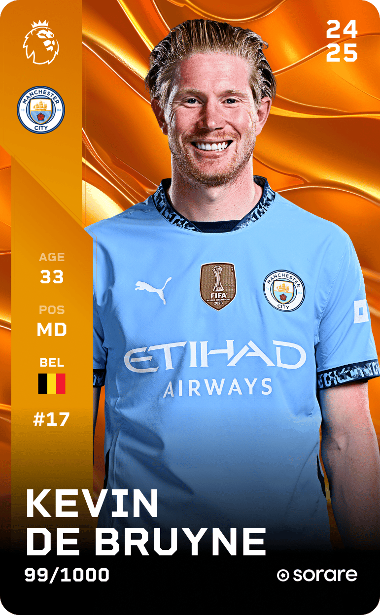 Kevin De Bruyne 2024-25 • Limited 99/1000