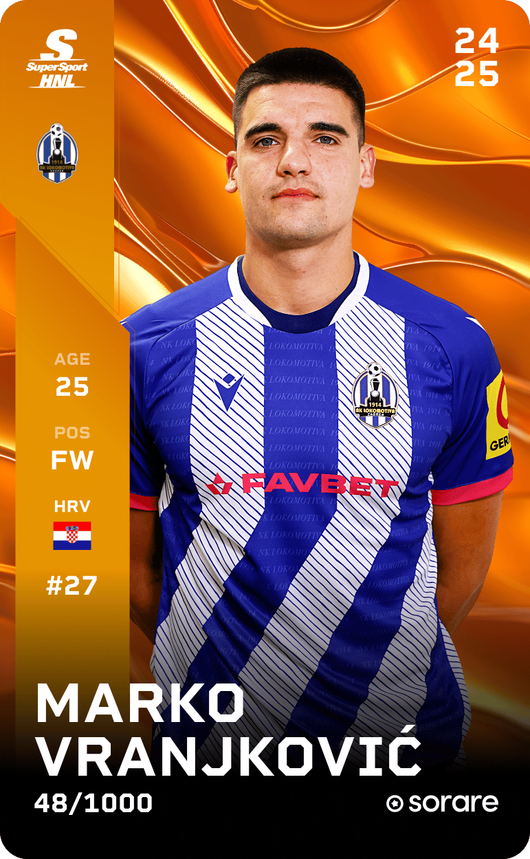 Marko Vranjković 2024-25 • Limited 48/1000