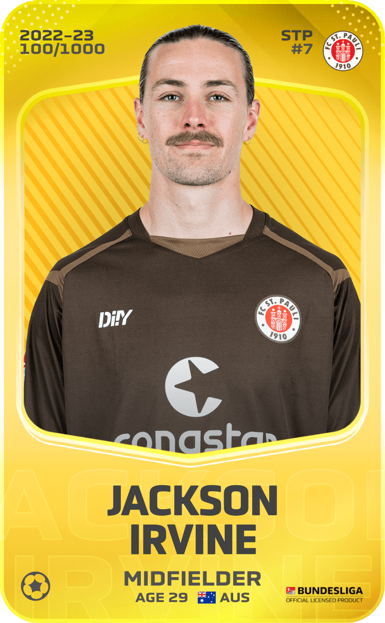 Jackson Irvine 2022-23 • Limited 100/1000