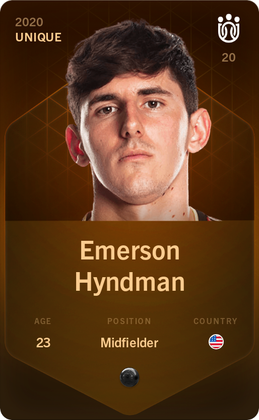 Sorare - Sorare Official - Emerson Hyndman 2020-21 • Unique - NFT # 19779787914104241690452004339795397657970017422536480007871274069567246263147