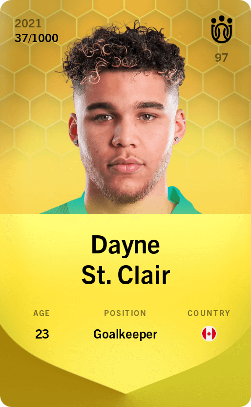 Dayne St. Clair 2021-22 • Limited 37/1000