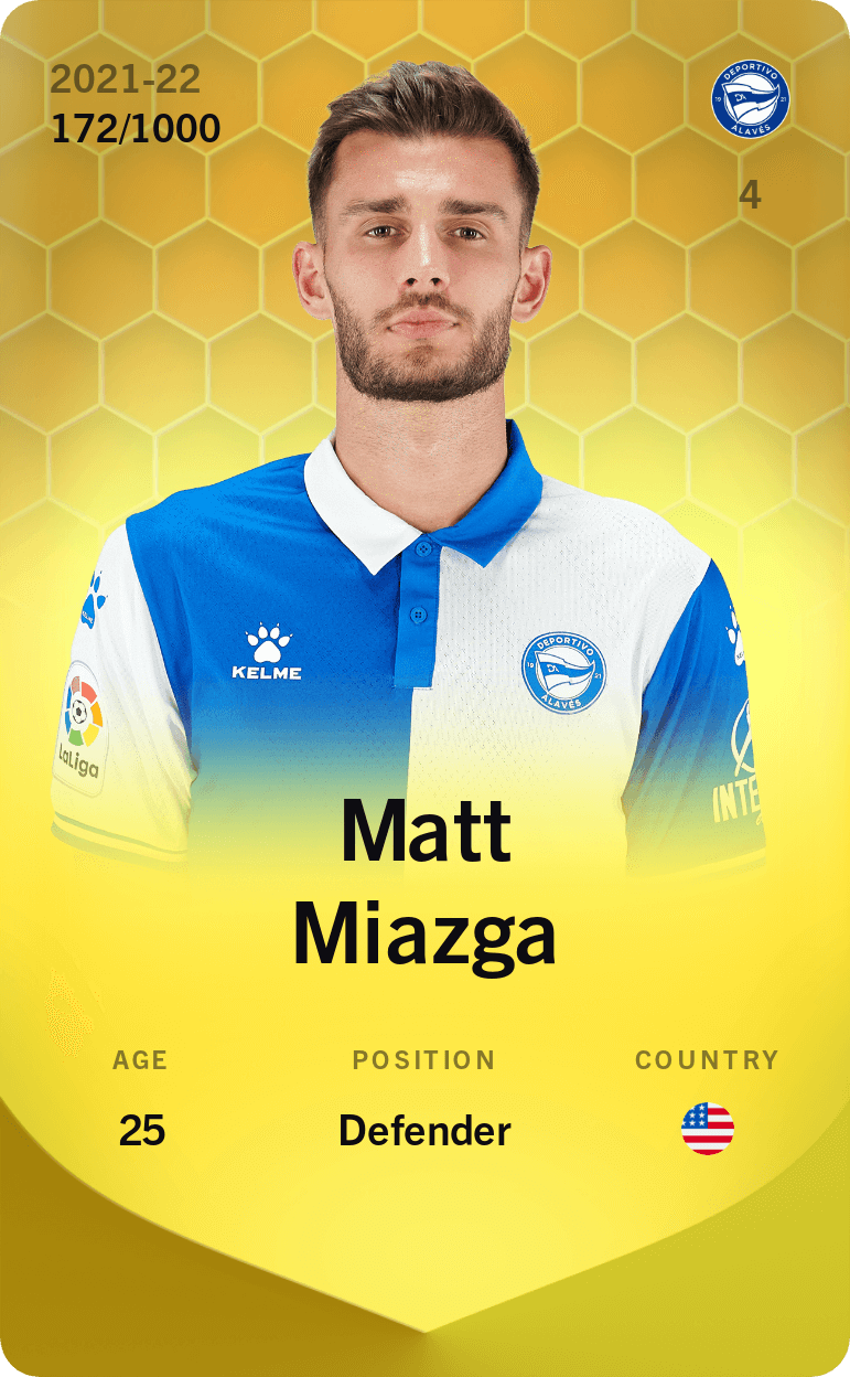 Matt Miazga 2021-22 • Limited 172/1000