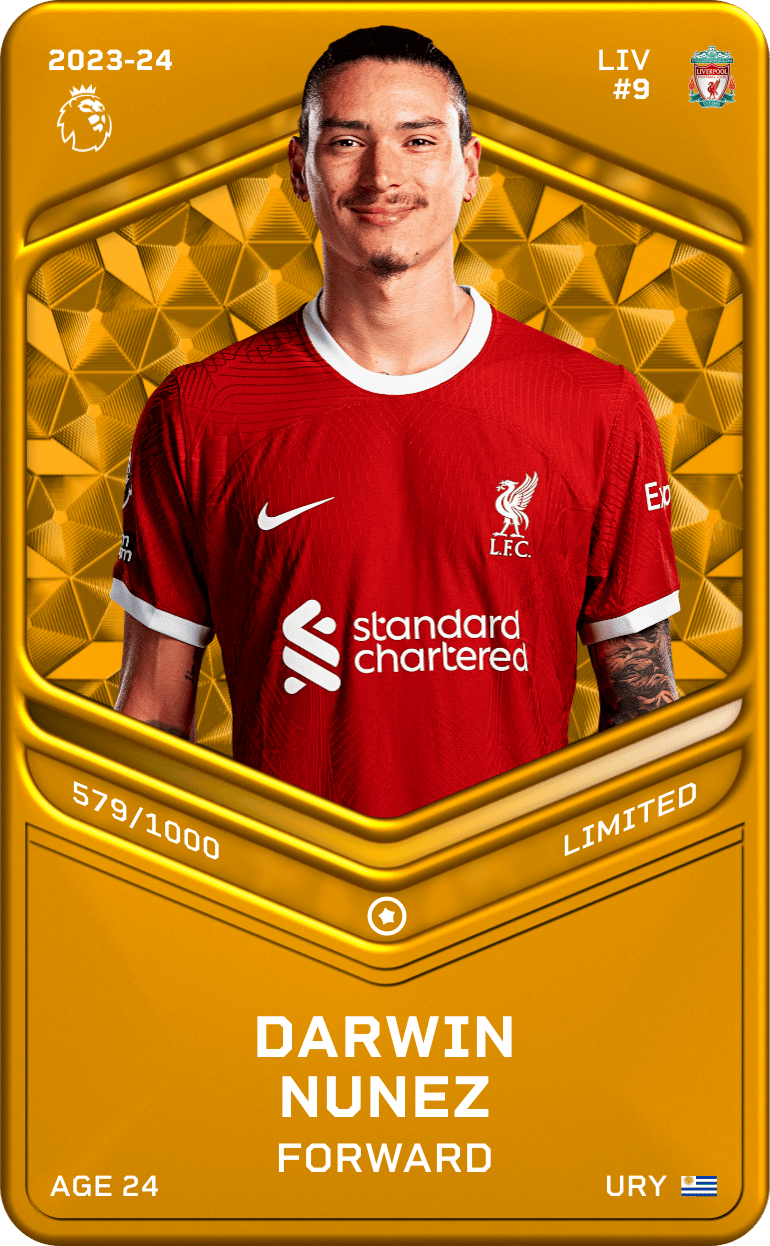 Darwin Nunez 2023-24 • Limited 579/1000