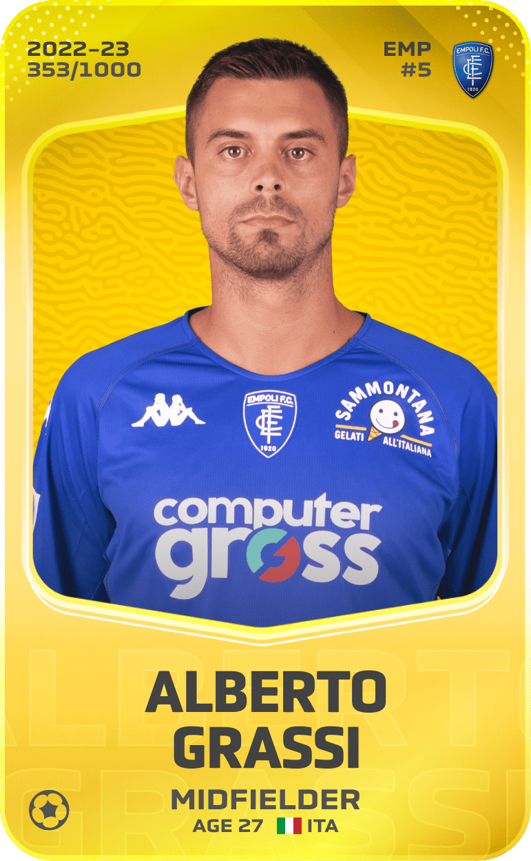 Alberto Grassi 2022-23 • Limited 353/1000
