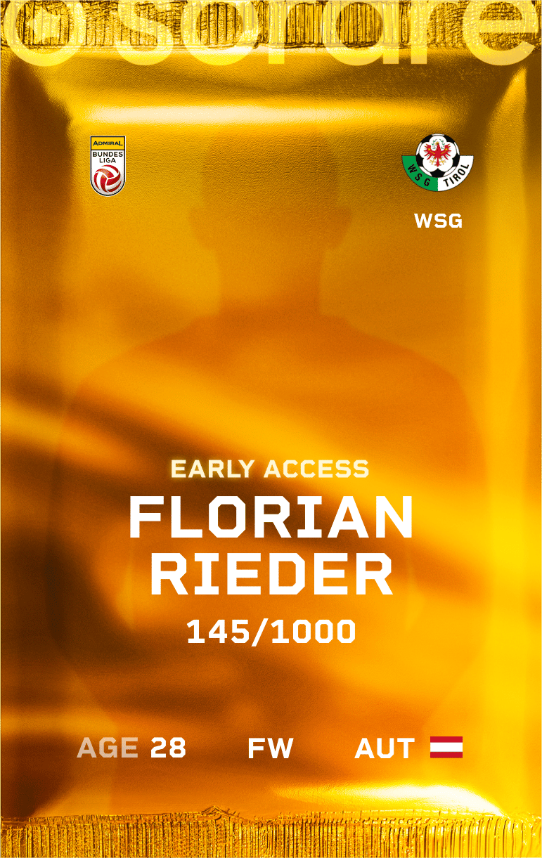 Florian Rieder 2024-25 • Limited 145/1000