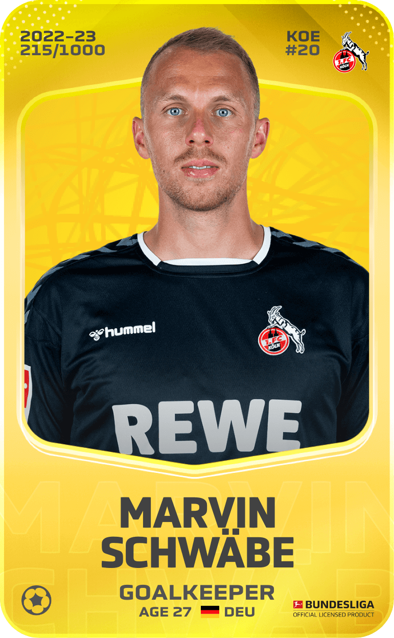Marvin Schwäbe 2022-23 • Limited 215/1000