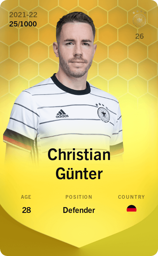 Christian Günter 2021-22 • Limited 25/1000