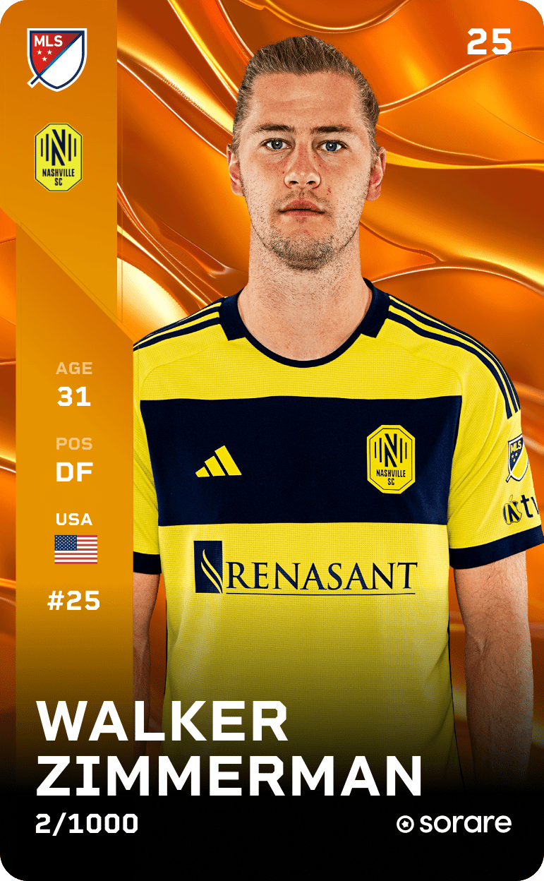 Walker Zimmerman 2025-26 • Limited 2/1000