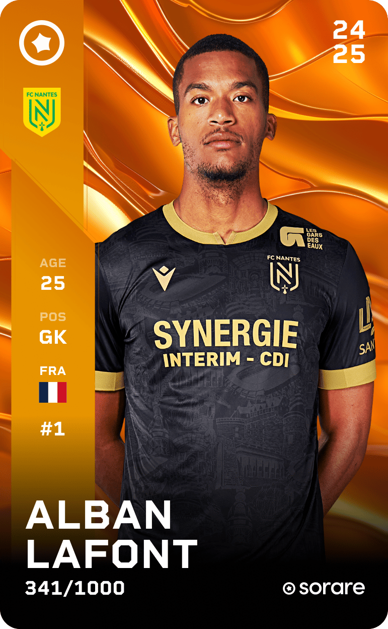 Alban Lafont 2024-25 • Limited 341/1000