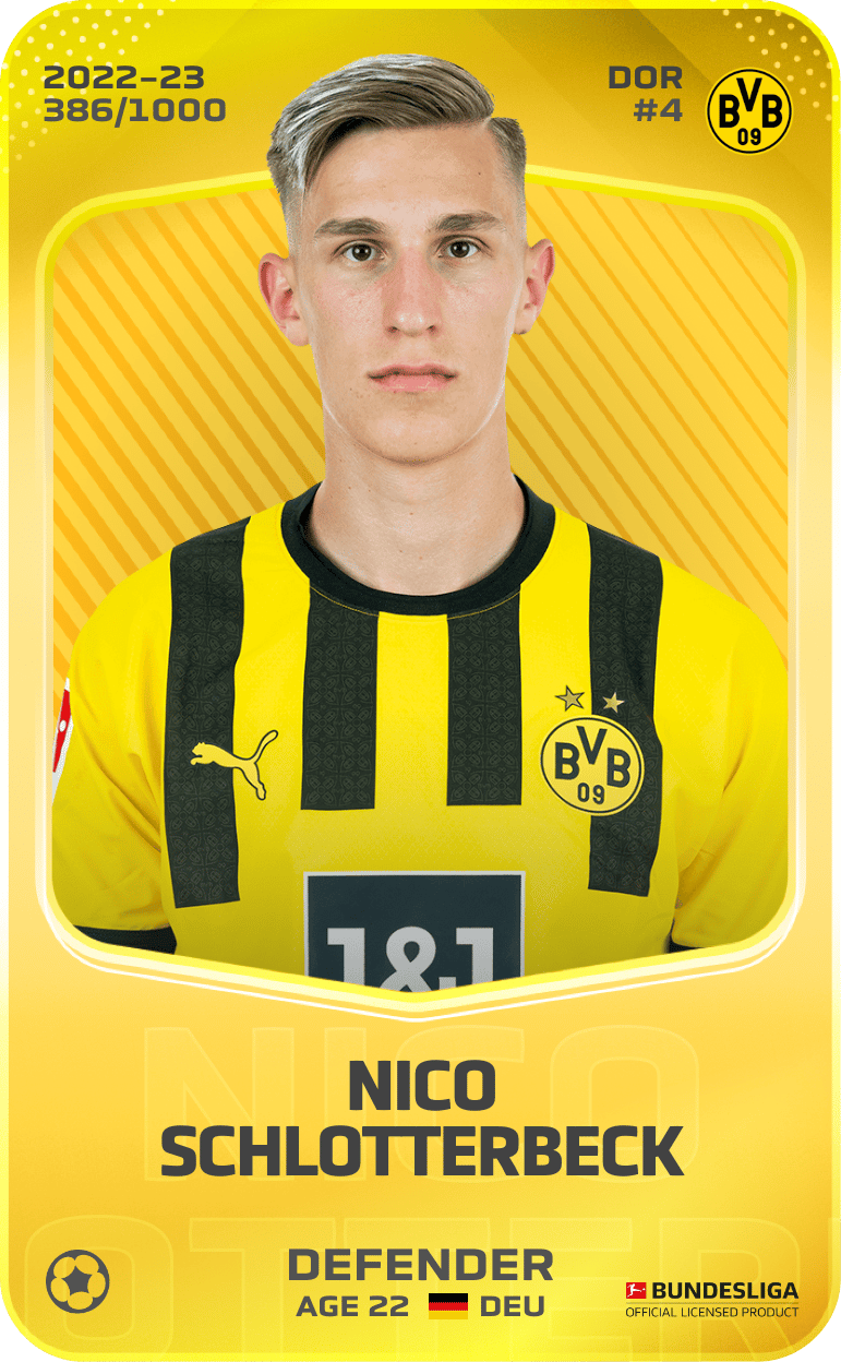 Nico Schlotterbeck 2022-23 • Limited 386/1000