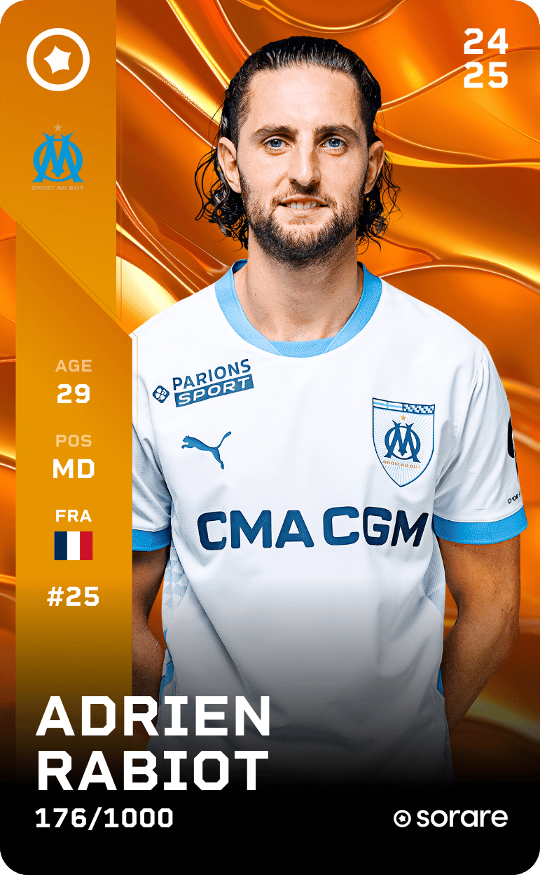 Adrien Rabiot 2024-25 • Limited 176/1000