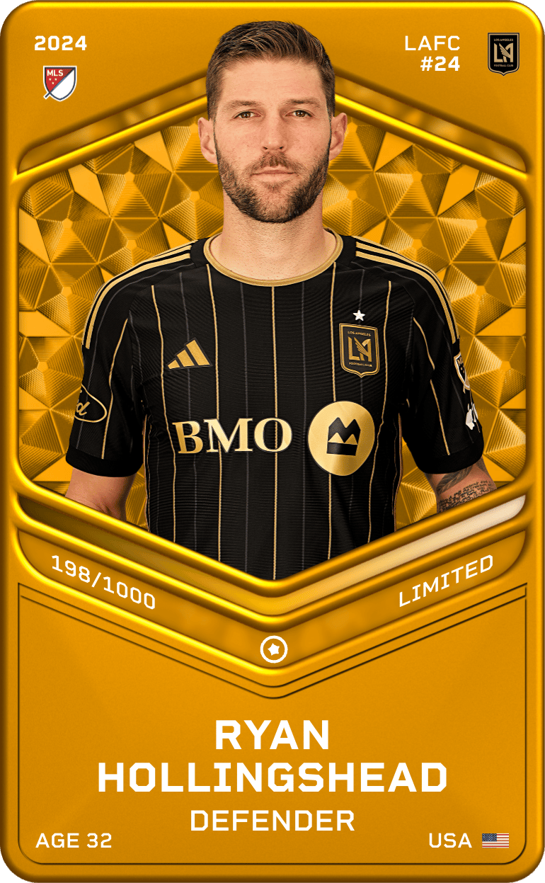 Ryan Hollingshead 2024-25 • Limited 198/1000