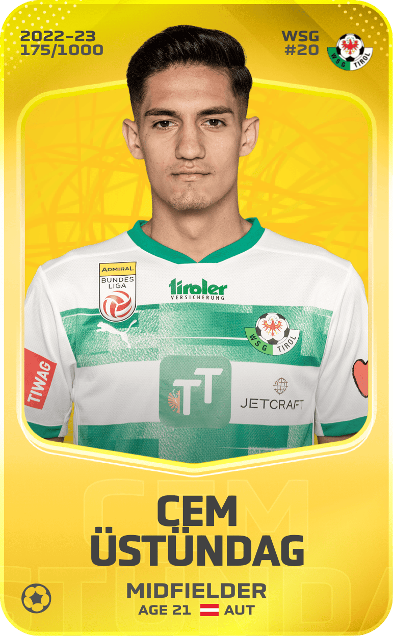 Cem Üstündag 2022-23 • Limited 175/1000