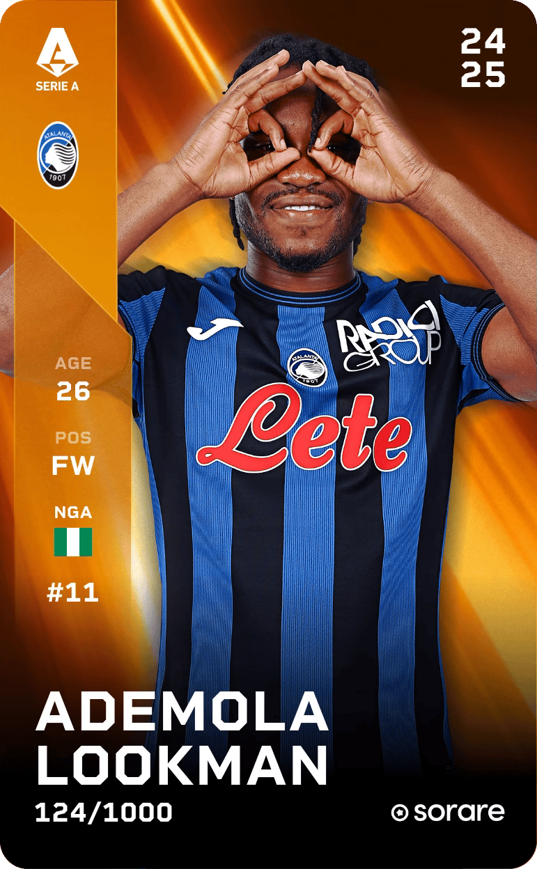 Ademola Lookman 2024-25 • Limited 124/1000