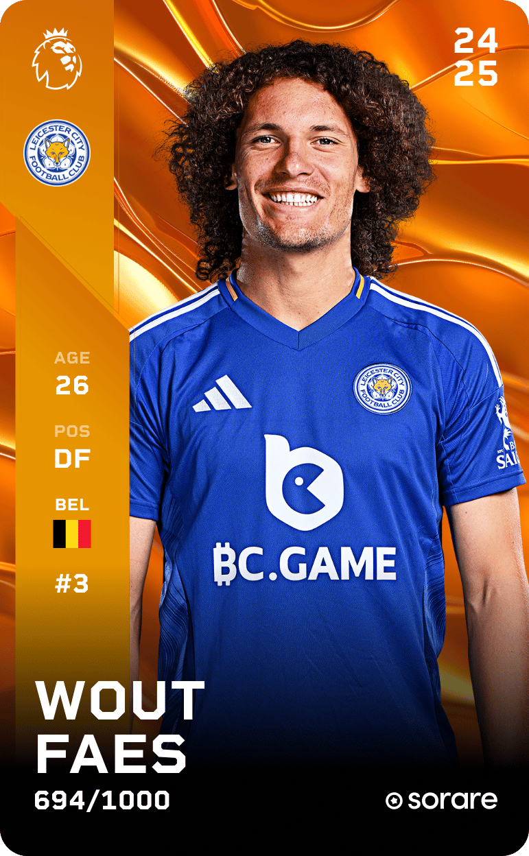 Wout Faes 2024-25 • Limited 694/1000