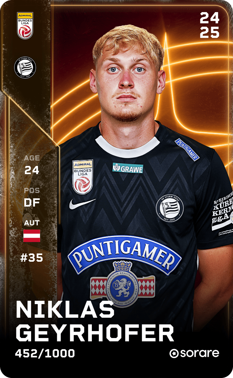 Niklas Geyrhofer 2024-25 • Limited 452/1000