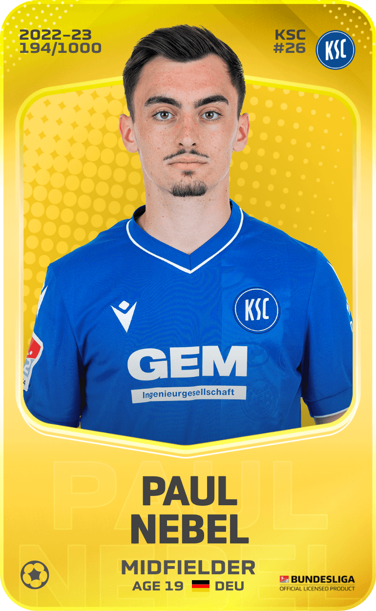 Paul Nebel 2022-23 • Limited 194/1000