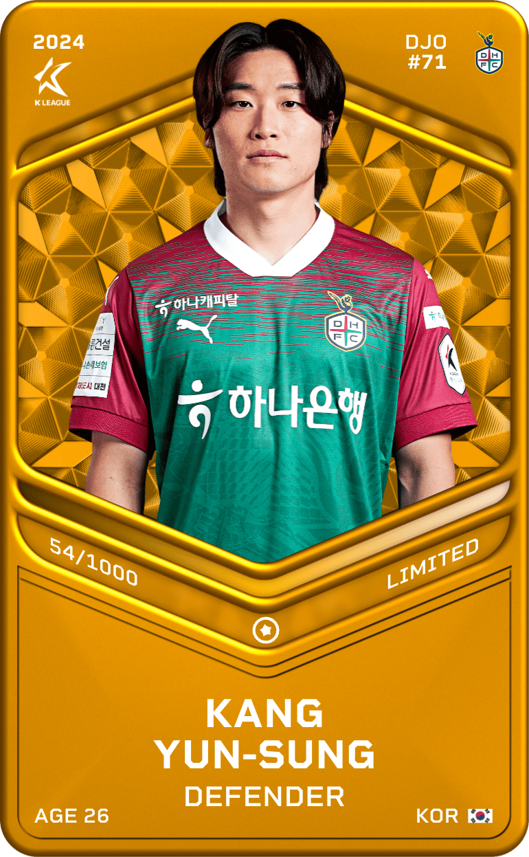 Kang Yoon-Sung 2024-25 • Limited 54/1000