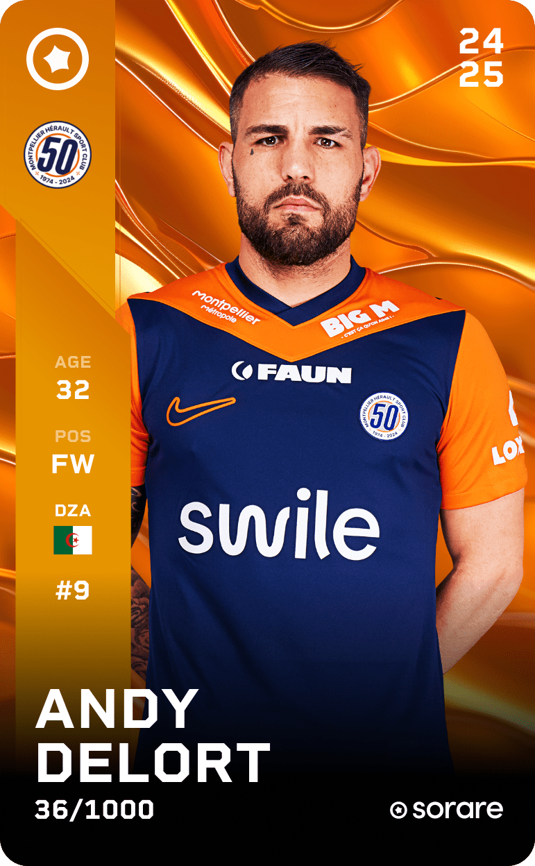 Andy Delort 2024-25 • Limited 36/1000