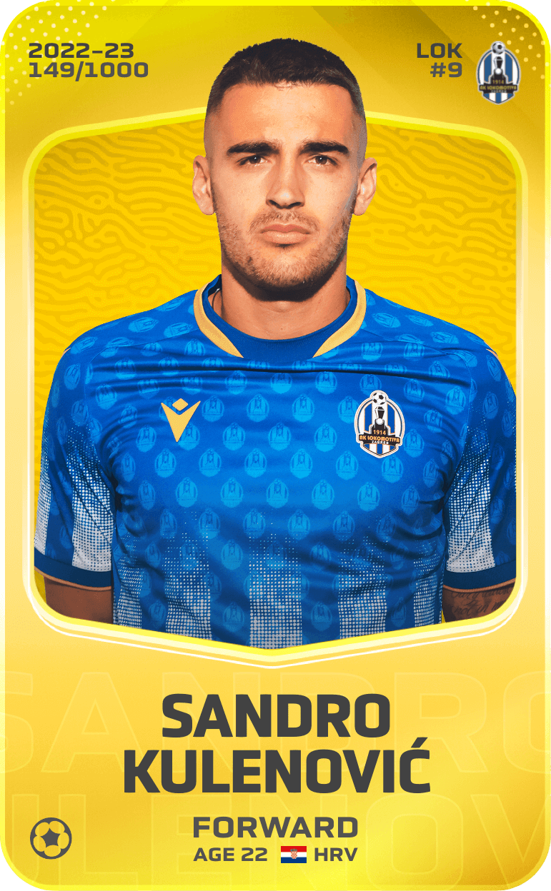 Sandro Kulenović 2022-23 • Limited 149/1000