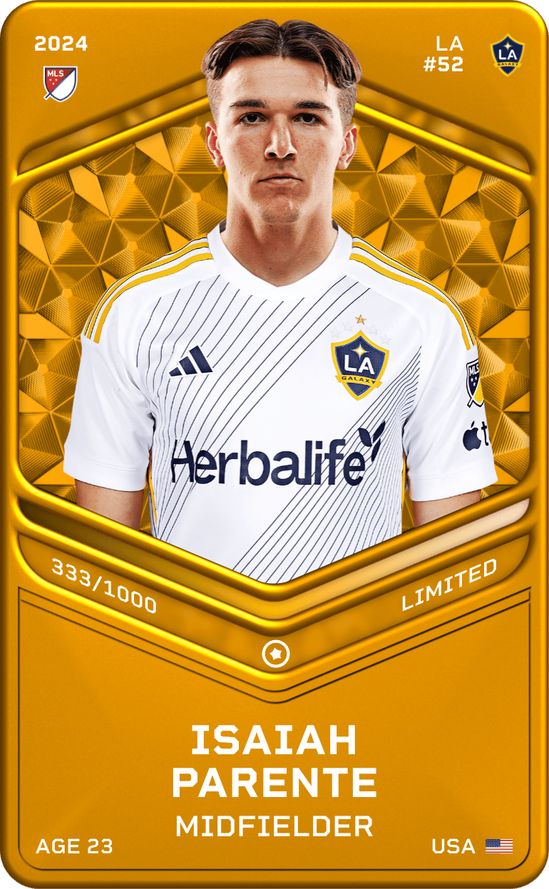Isaiah Parente 2024-25 • Limited 333/1000