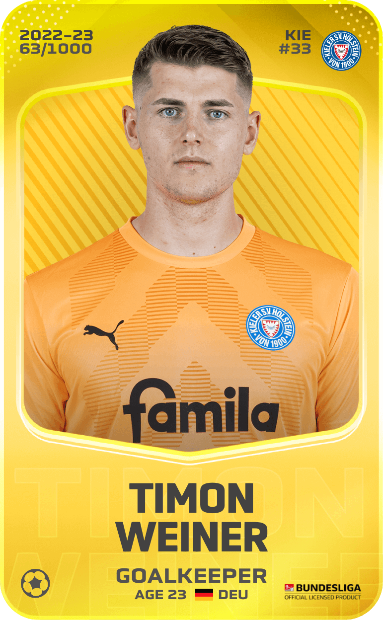Timon Weiner 2022-23 • Limited 63/1000