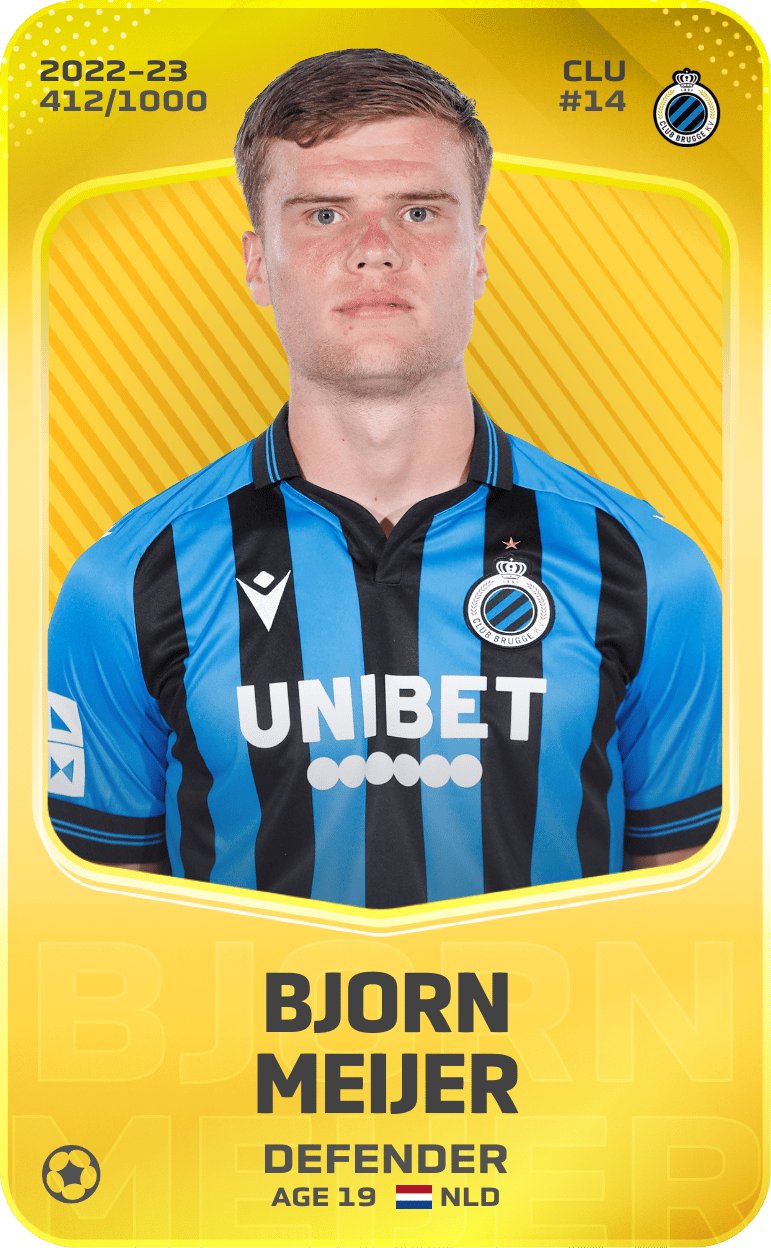 Bjorn Meijer 2022-23 • Limited 412/1000