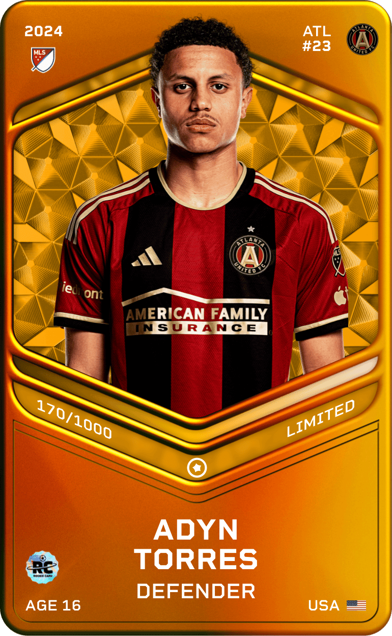Adyn Torres 2024-25 • Limited 170/1000