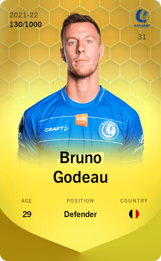 Bruno Godeau 2021-22 • Limited 130/1000