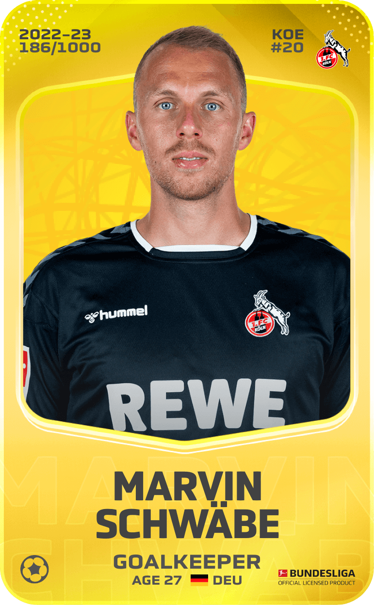 Marvin Schwäbe 2022-23 • Limited 186/1000