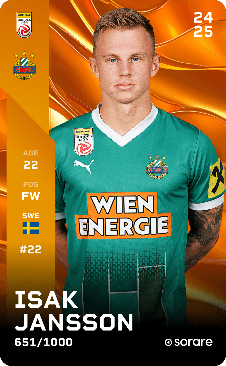 Isak Jansson 2024-25 • Limited 651/1000