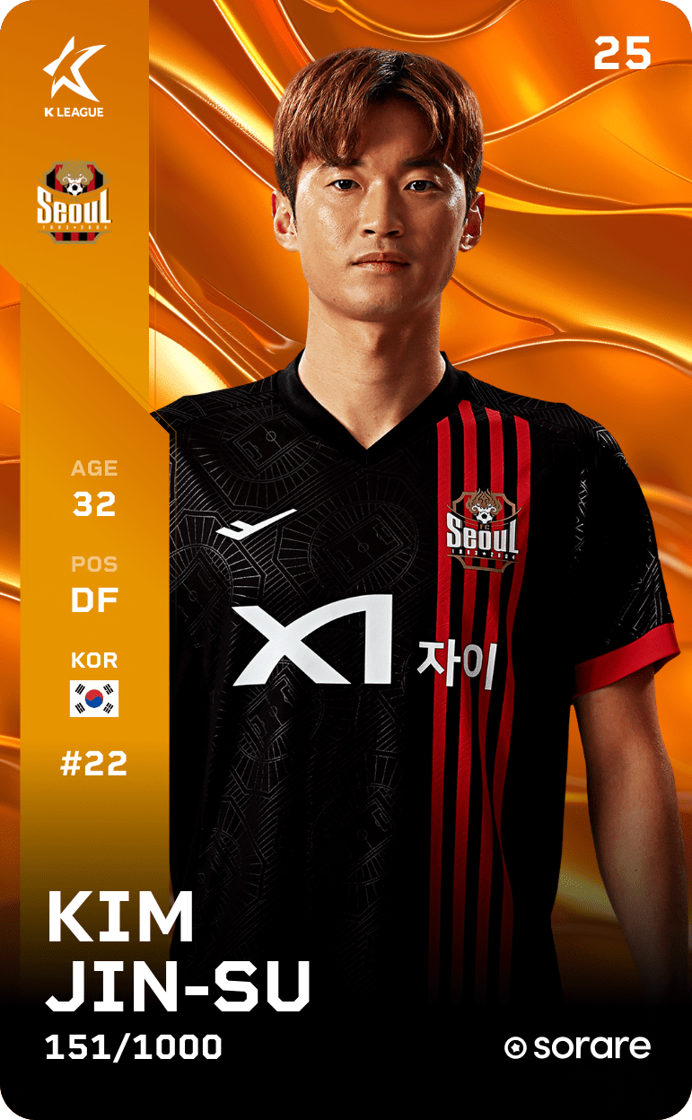 Kim Jin-Su 2025-26 • Limited 151/1000