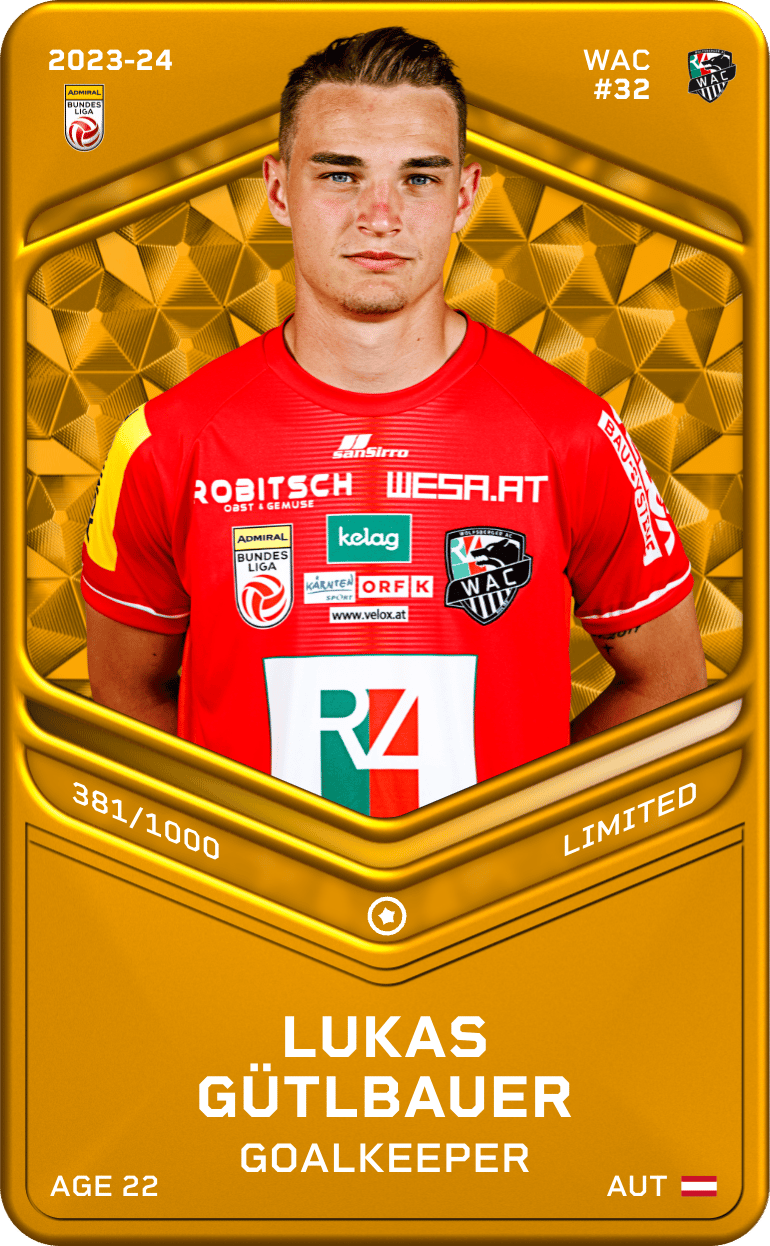 Lukas Gütlbauer 2023-24 • Limited 381/1000