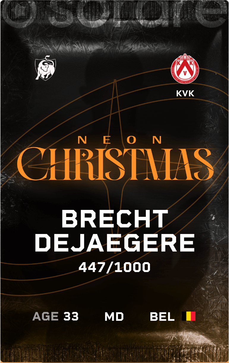 Brecht Dejaegere 2024-25 • Limited 447/1000