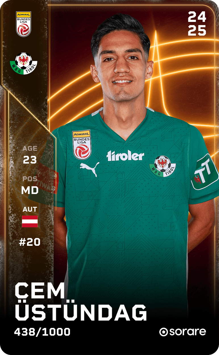 Cem Üstündag 2024-25 • Limited 438/1000