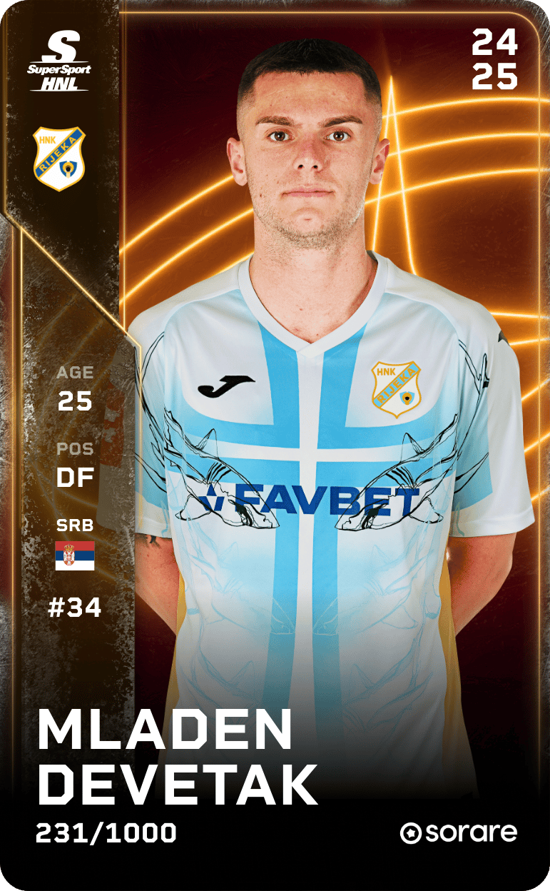 Mladen Devetak 2024-25 • Limited 231/1000