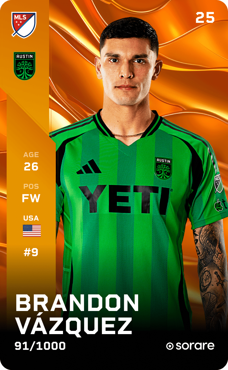 Brandon Vazquez 2025-26 • Limited 91/1000