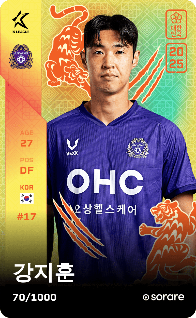 Kang Ji-Hun 2025-26 • Limited 70/1000
