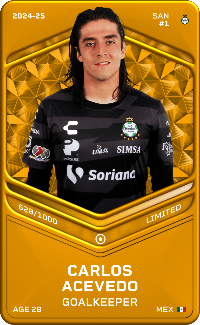 Carlos Acevedo 2024-25 • Limited 628/1000