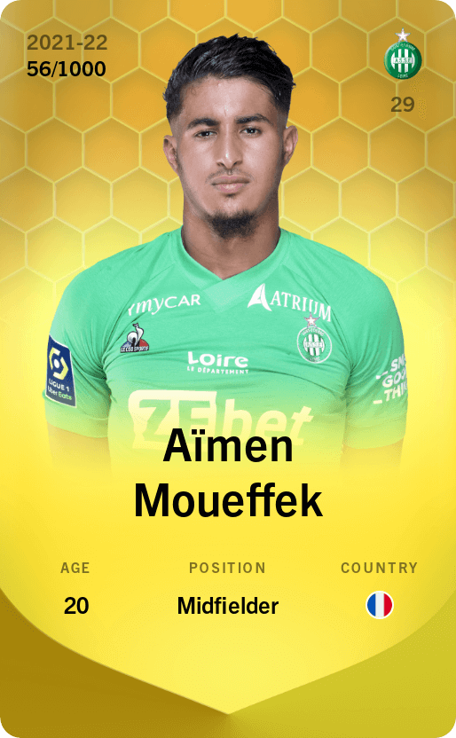 Aïmen Moueffek 2021-22 • Limited 56/1000