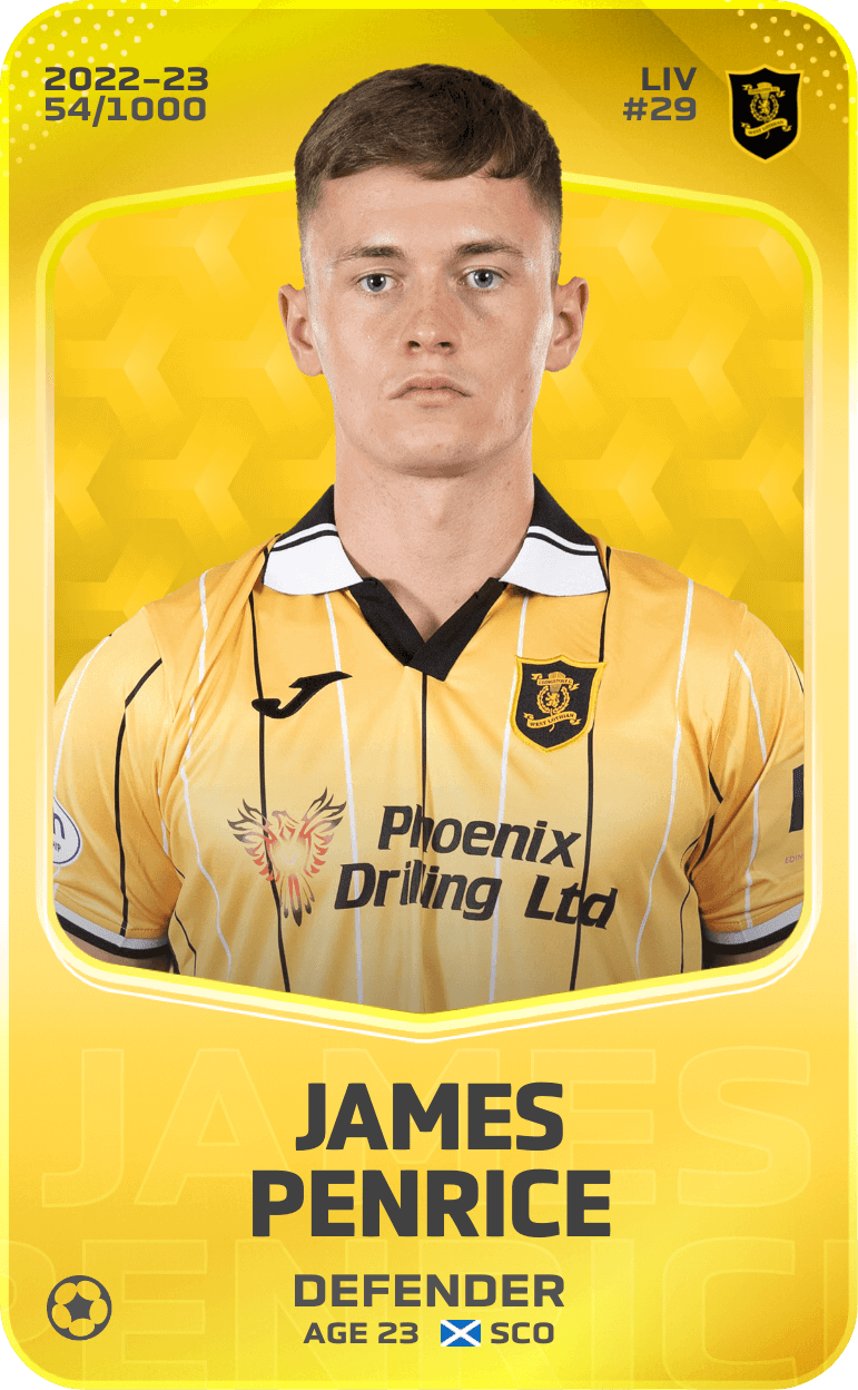 James Penrice 2022-23 • Limited 54/1000